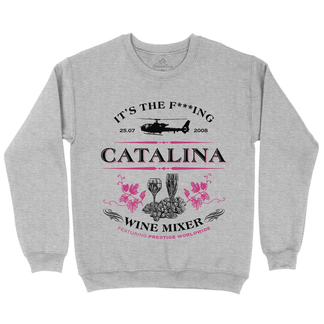 Catalina Wine Mixer Mens Crew Neck Sweatshirt Retro D265