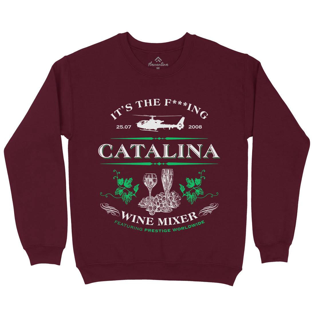 Catalina Wine Mixer Kids Crew Neck Sweatshirt Retro D265