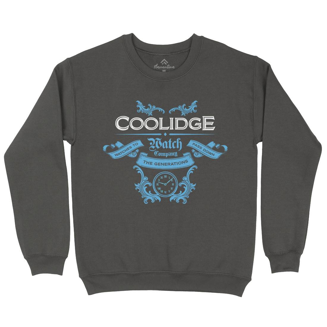 Coolidge Watch Co Kids Crew Neck Sweatshirt Retro D266