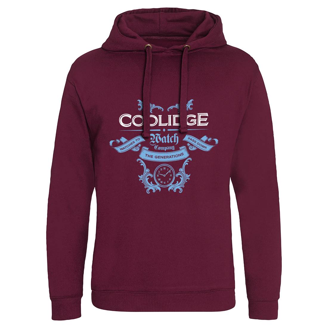 Coolidge Watch Co Mens Hoodie Without Pocket Retro D266