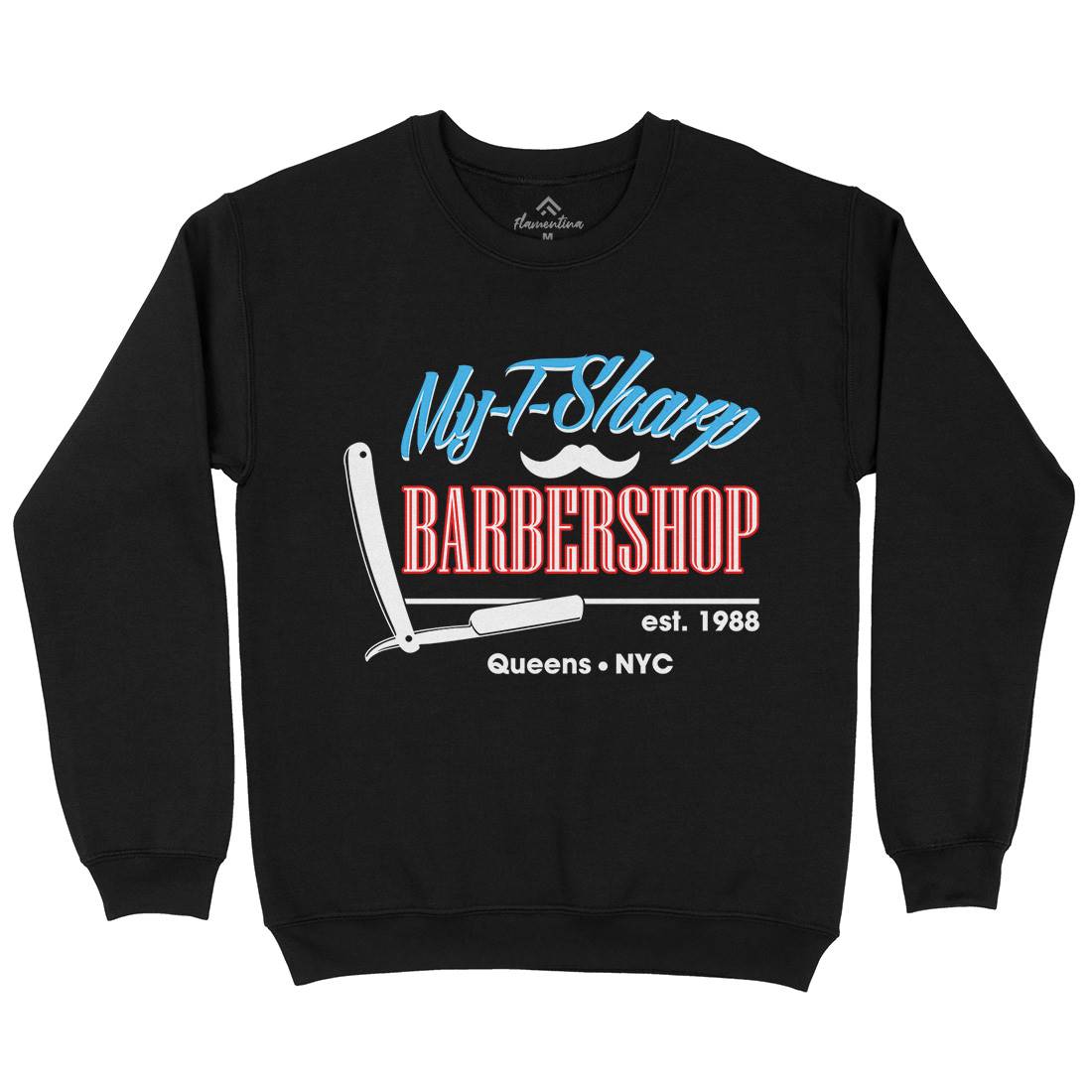 My-T-Sharp Kids Crew Neck Sweatshirt Barber D267