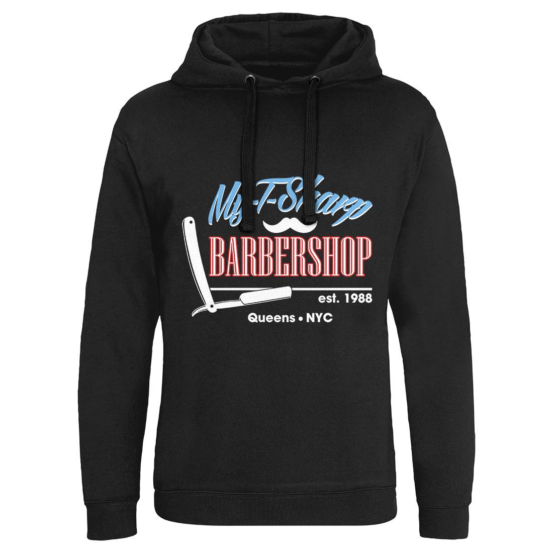 My-T-Sharp Mens Hoodie Without Pocket Barber D267