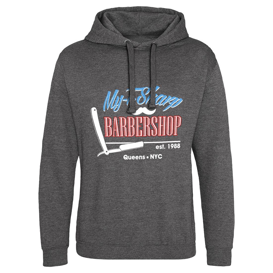 My-T-Sharp Mens Hoodie Without Pocket Barber D267