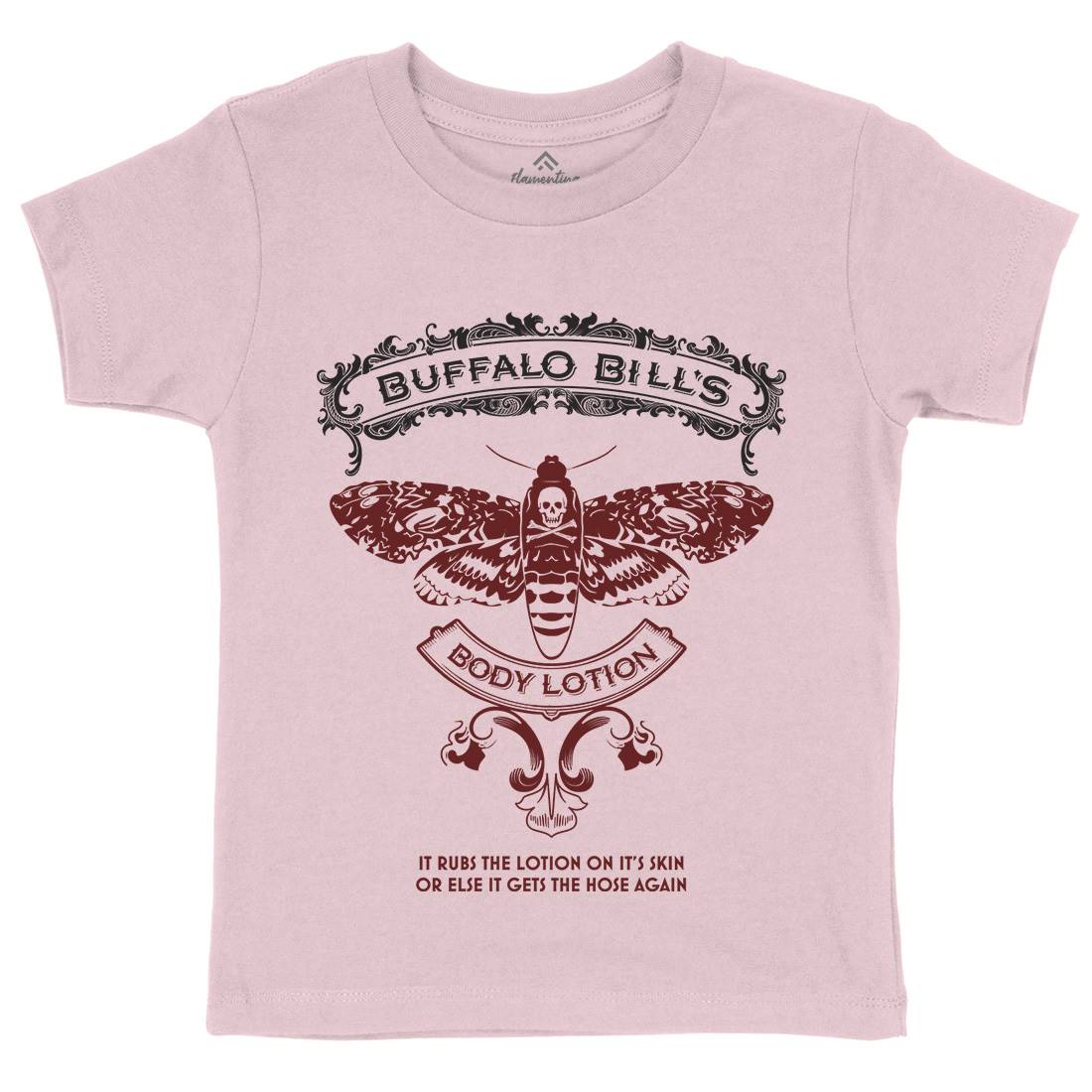 Buffalo Bills Body Lotion Kids Organic Crew Neck T-Shirt Horror D269