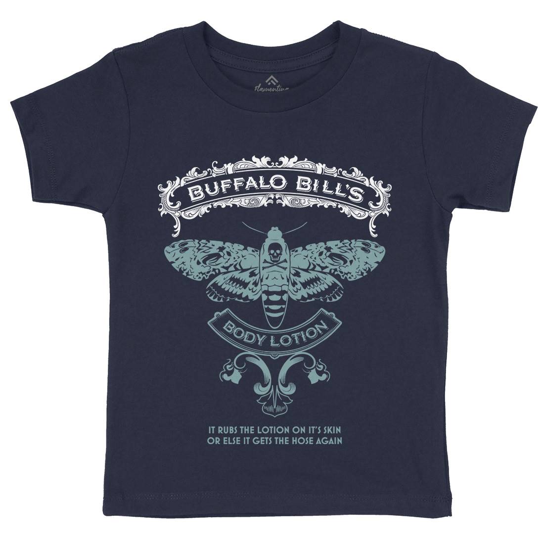 Buffalo Bills Body Lotion Kids Crew Neck T-Shirt Horror D269
