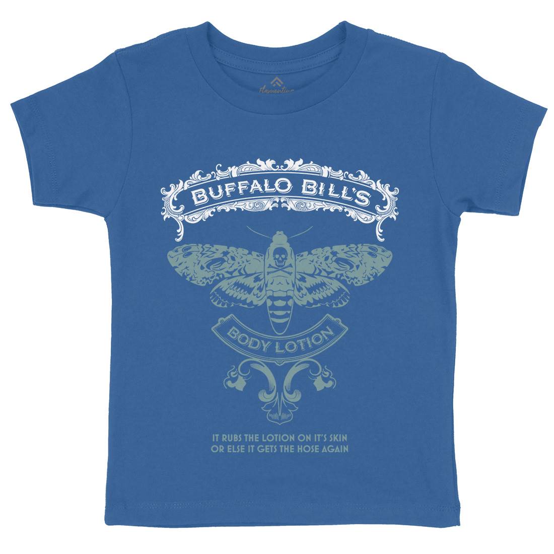 Buffalo Bills Body Lotion Kids Crew Neck T-Shirt Horror D269