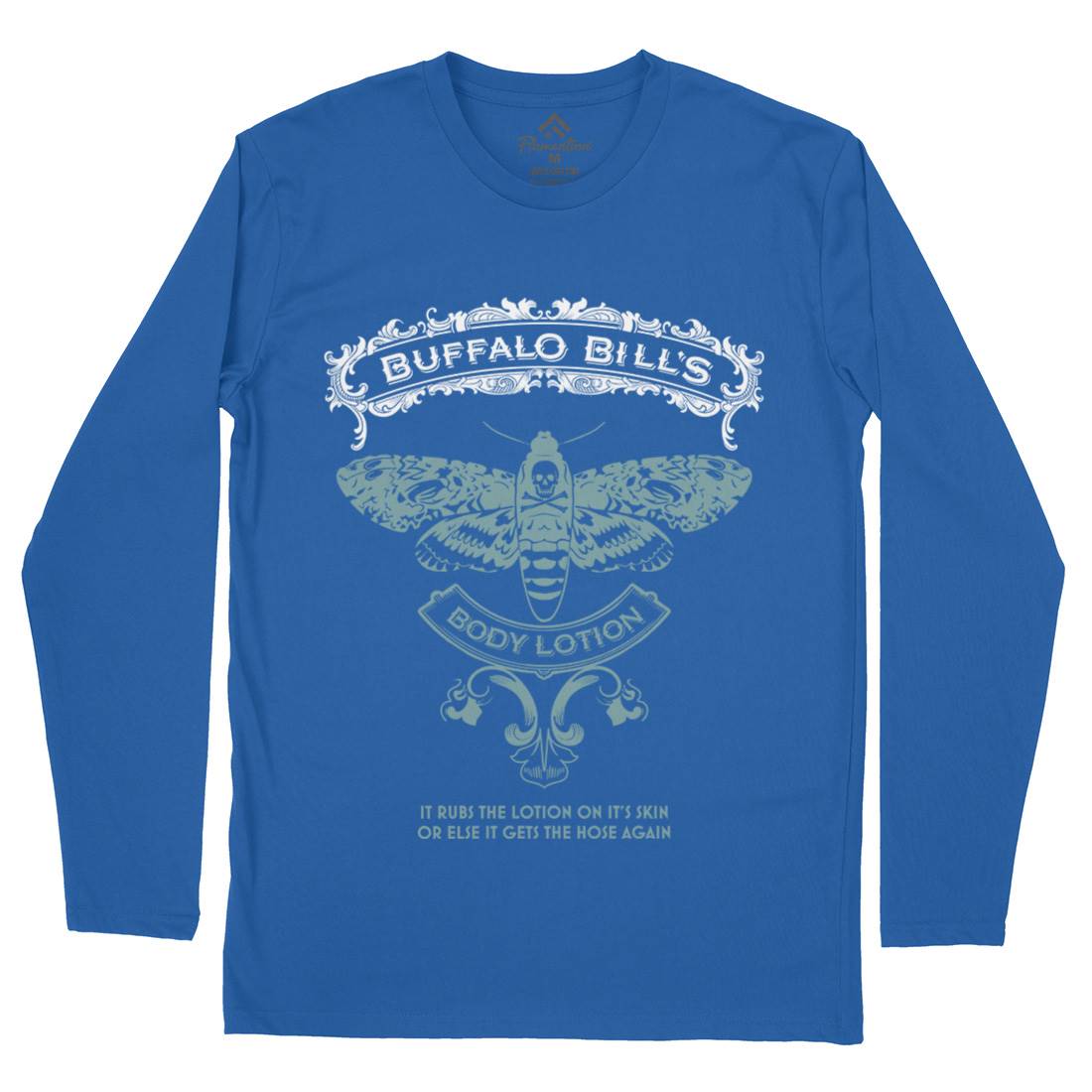 Buffalo Bills Body Lotion Mens Long Sleeve T-Shirt Horror D269