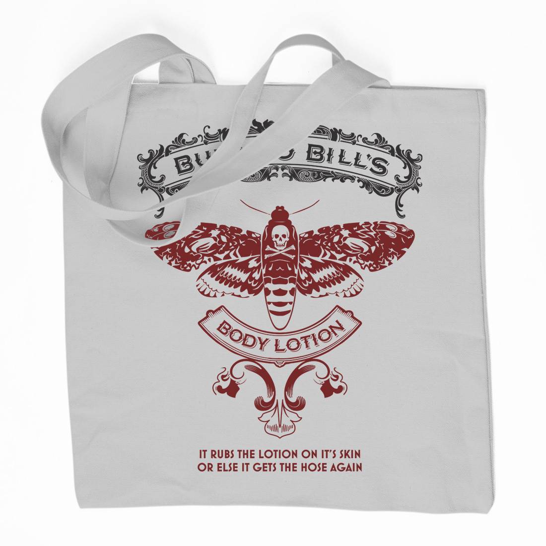 Buffalo Bills Body Lotion Organic Premium Cotton Tote Bag Horror D269
