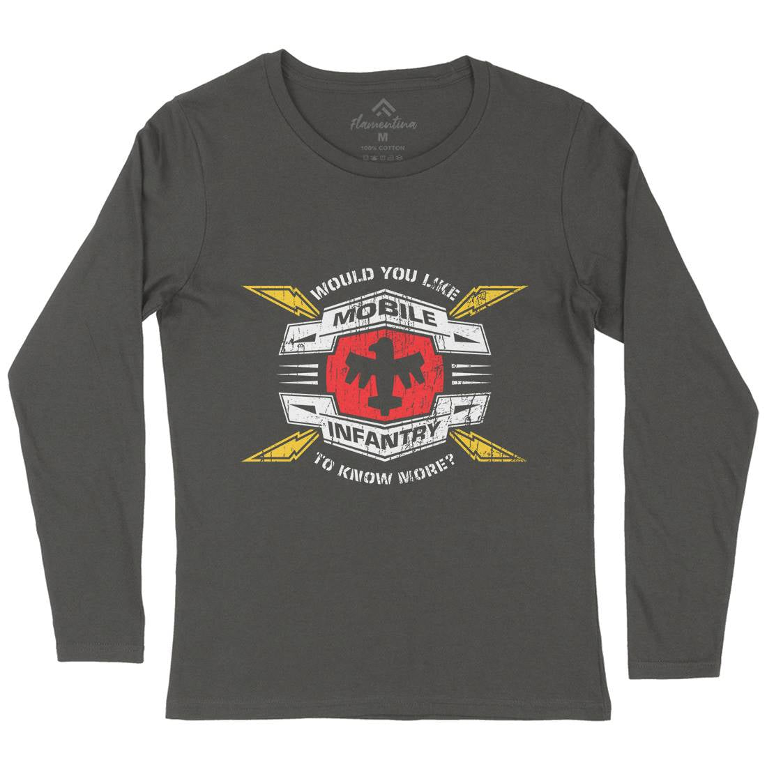 Mobile Infantry Womens Long Sleeve T-Shirt Army D270
