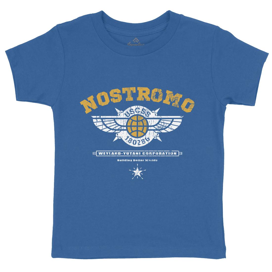 Uscss Nostromo Kids Organic Crew Neck T-Shirt Space D271