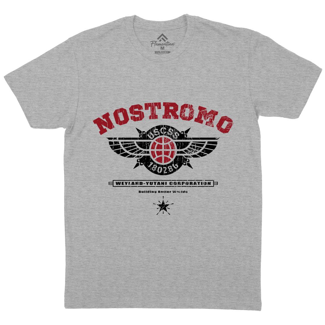 Uscss Nostromo Mens Crew Neck T-Shirt Space D271