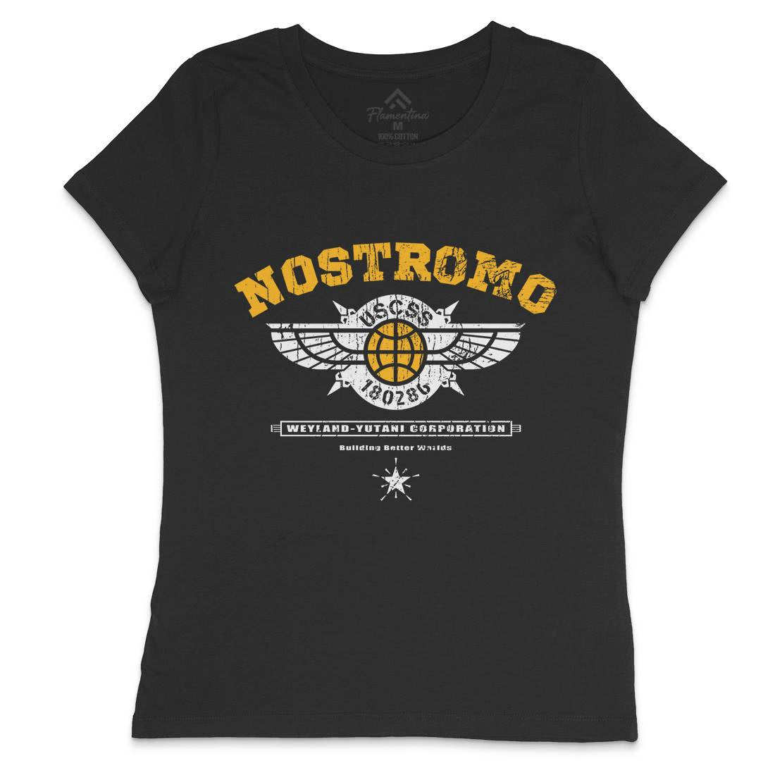 Uscss Nostromo Womens Crew Neck T-Shirt Space D271