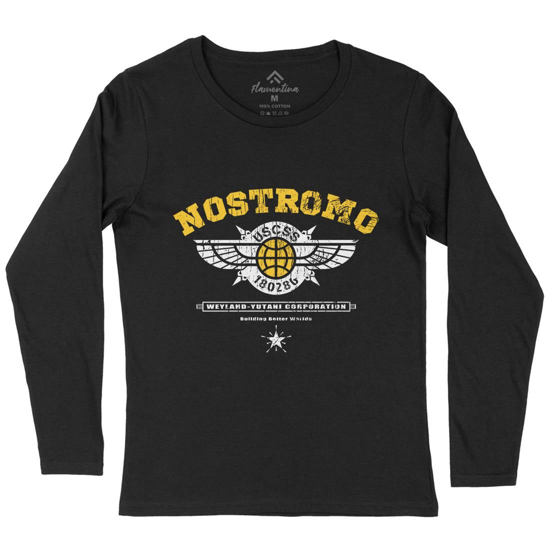 Uscss Nostromo Womens Long Sleeve T-Shirt Space D271