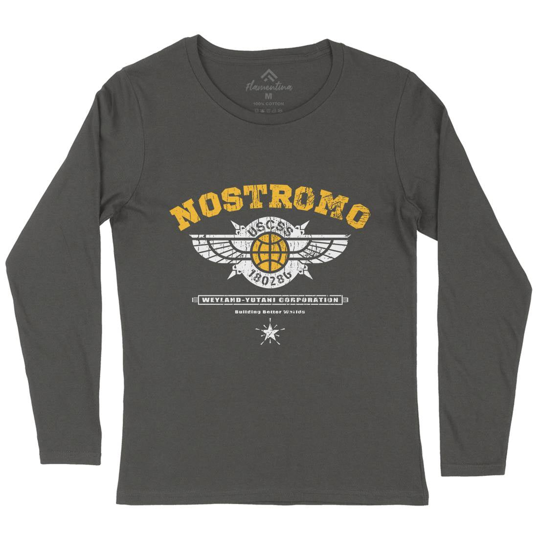 Uscss Nostromo Womens Long Sleeve T-Shirt Space D271