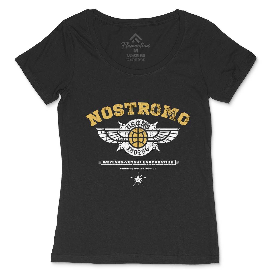 Uscss Nostromo Womens Scoop Neck T-Shirt Space D271