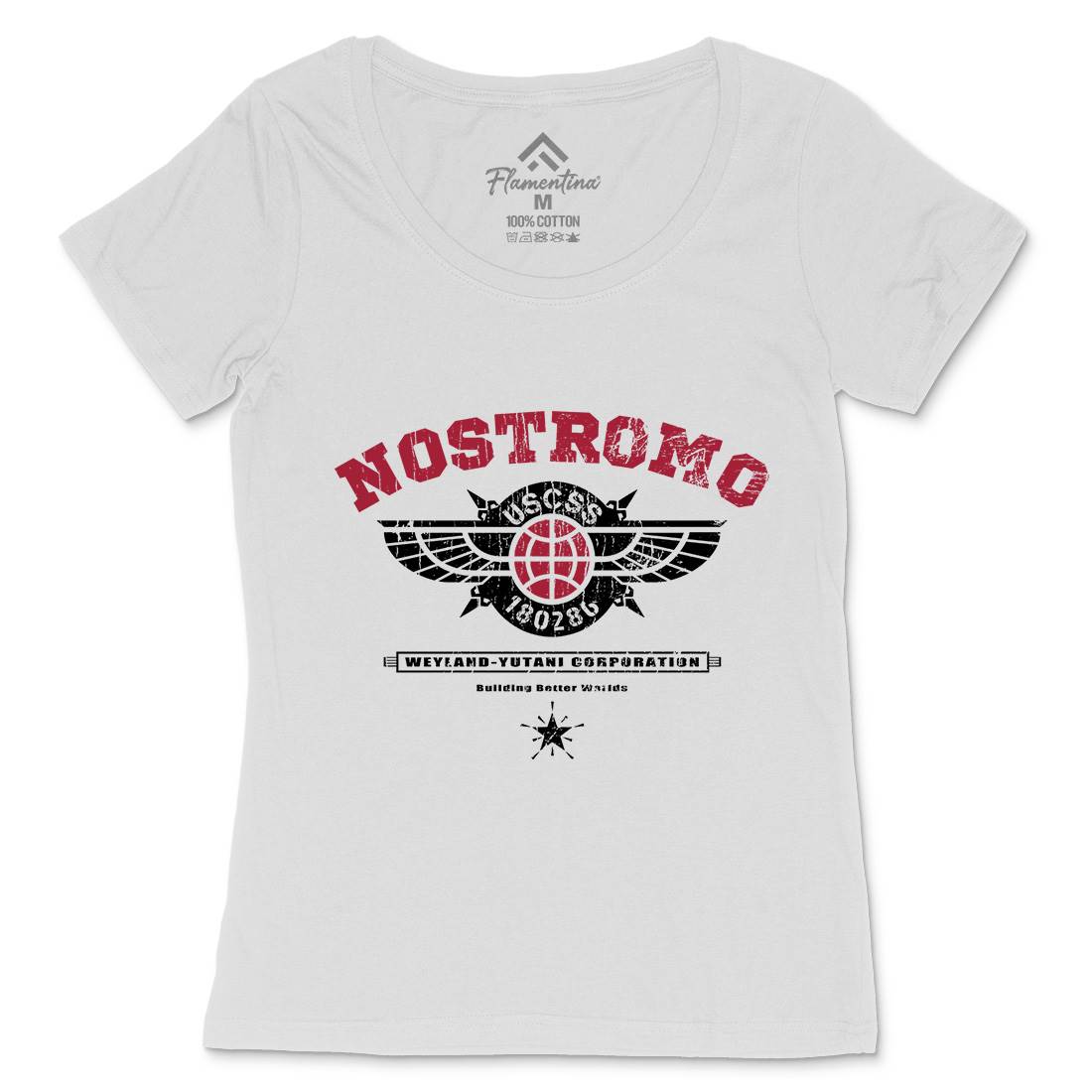 Uscss Nostromo Womens Scoop Neck T-Shirt Space D271