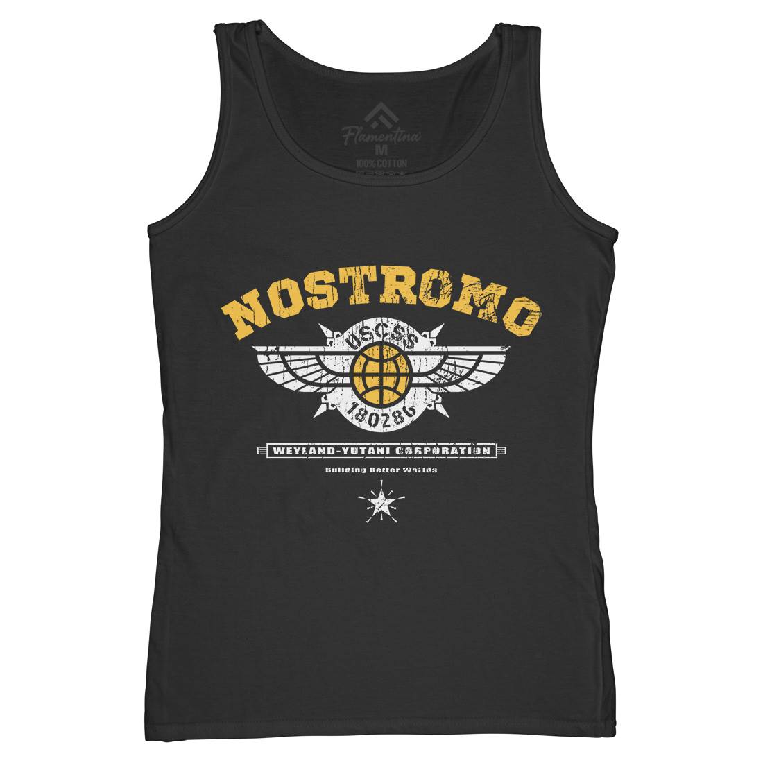 Uscss Nostromo Womens Organic Tank Top Vest Space D271
