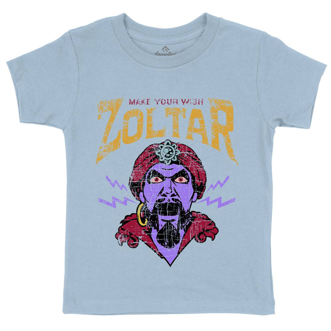 Zoltar Kids Organic Crew Neck T-Shirt Retro D272