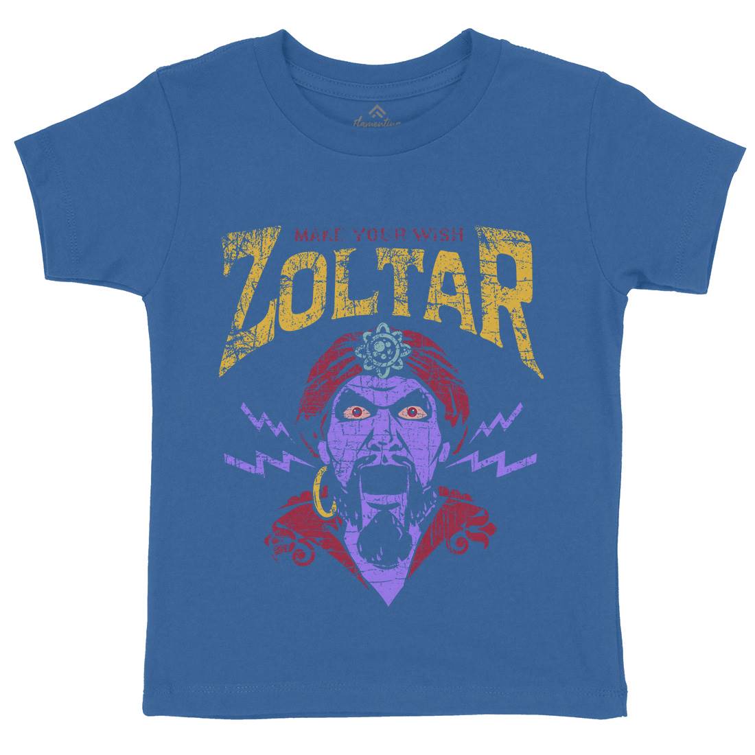 Zoltar Kids Organic Crew Neck T-Shirt Retro D272