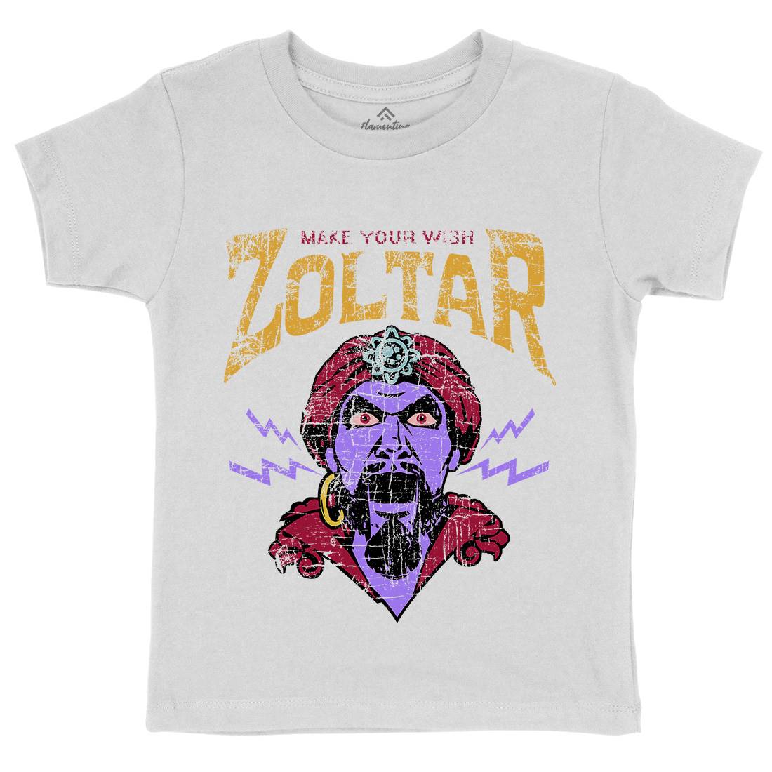 Zoltar Kids Crew Neck T-Shirt Retro D272