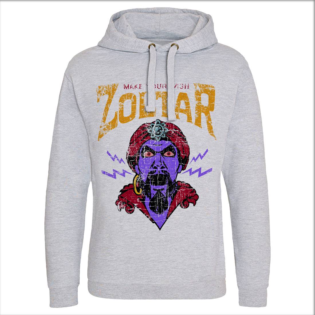 Zoltar Mens Hoodie Without Pocket Retro D272