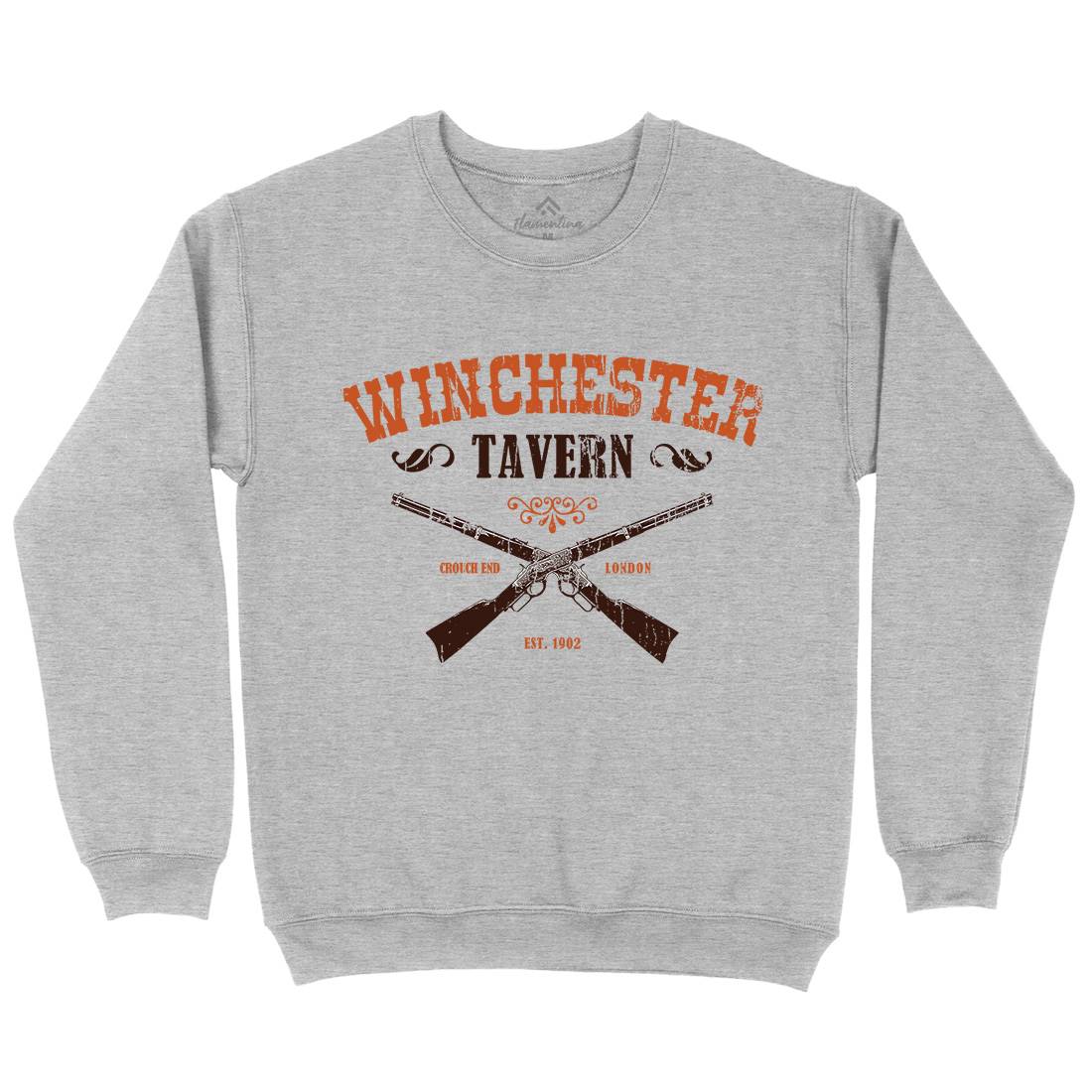 Winchester Tavern Mens Crew Neck Sweatshirt Horror D273