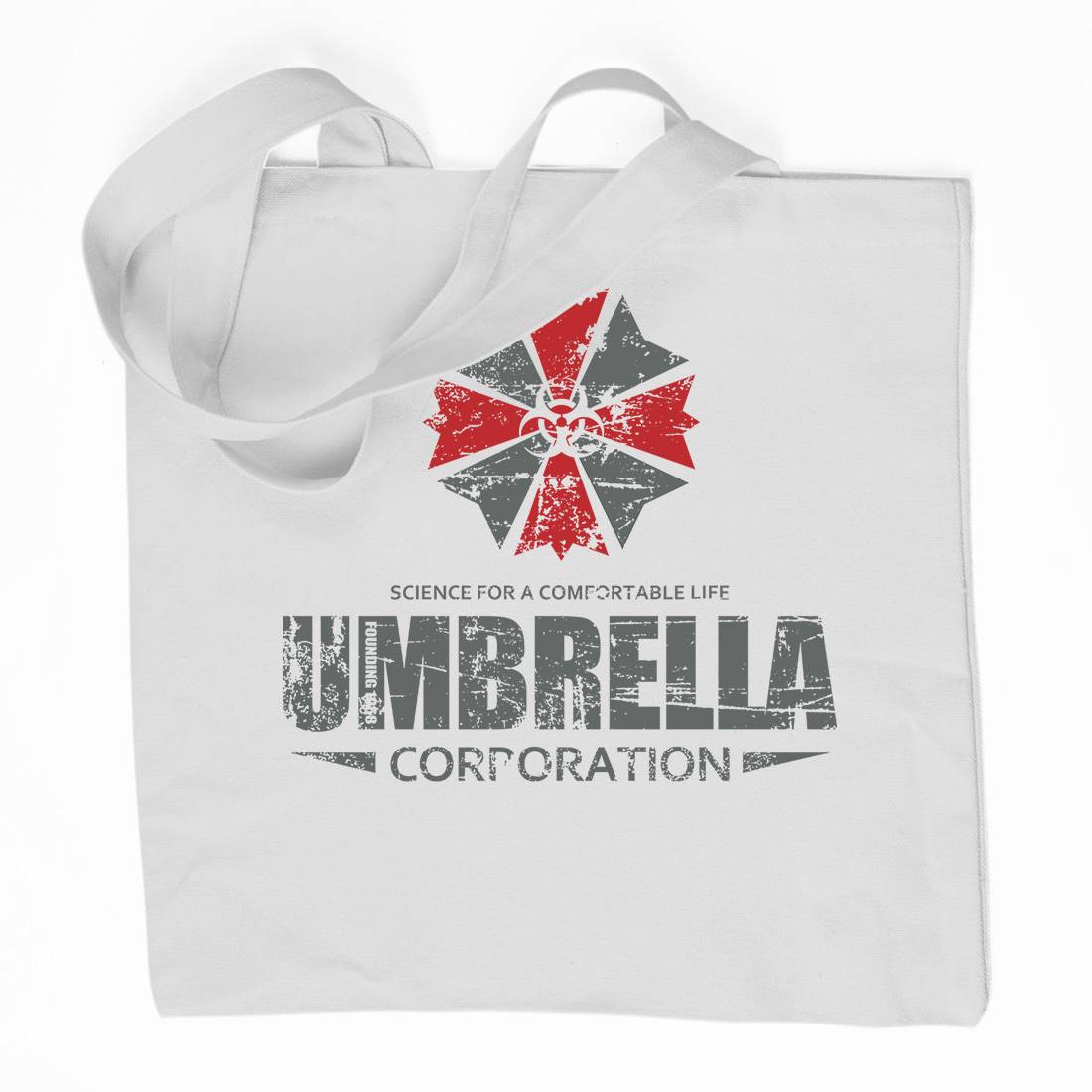Umbrella Corp Organic Premium Cotton Tote Bag Horror D274