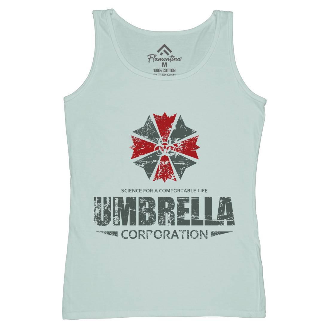 Umbrella Corp Womens Organic Tank Top Vest Horror D274