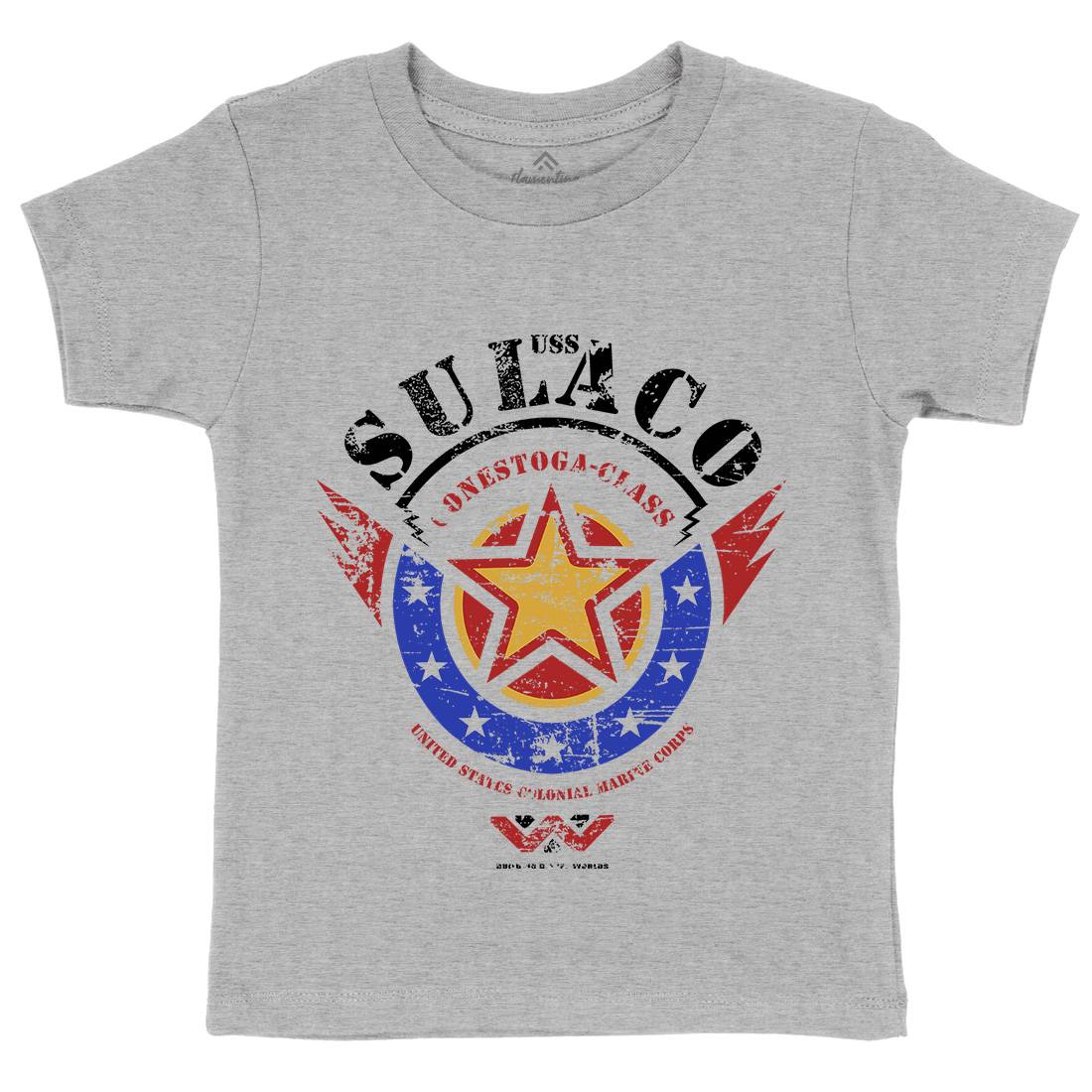 Uss Sulaco Kids Organic Crew Neck T-Shirt Space D275