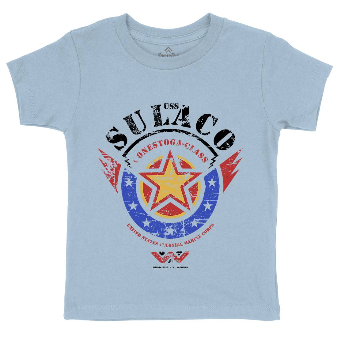 Uss Sulaco Kids Organic Crew Neck T-Shirt Space D275