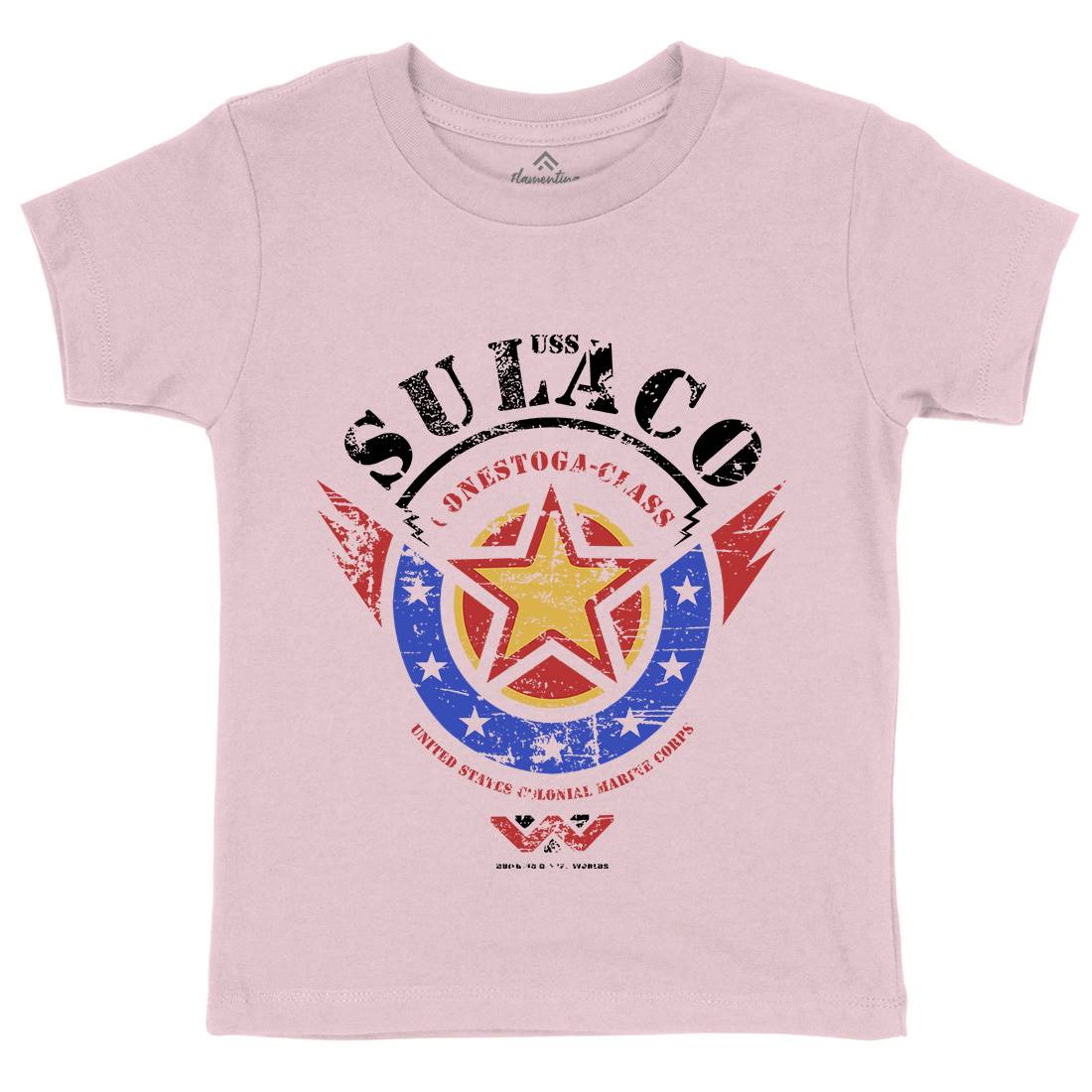 Uss Sulaco Kids Crew Neck T-Shirt Space D275