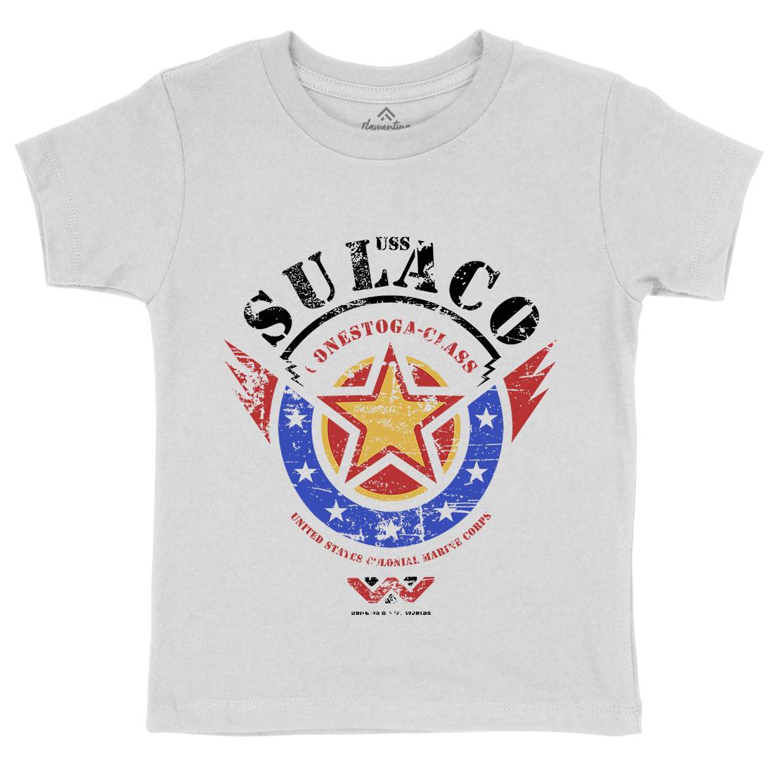 Uss Sulaco Kids Crew Neck T-Shirt Space D275