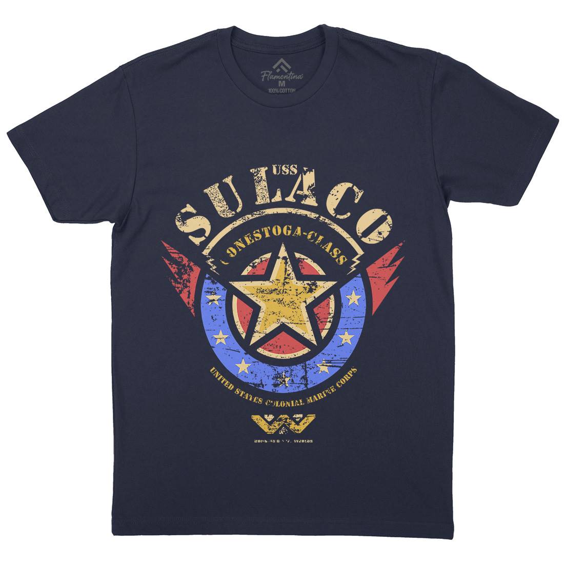 Uss Sulaco Mens Crew Neck T-Shirt Space D275