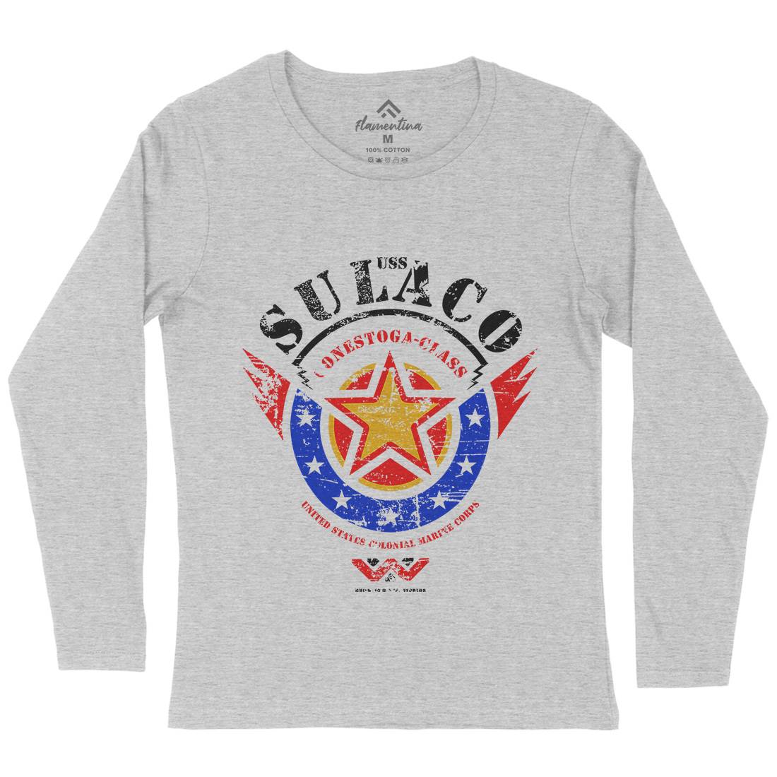 Uss Sulaco Womens Long Sleeve T-Shirt Space D275