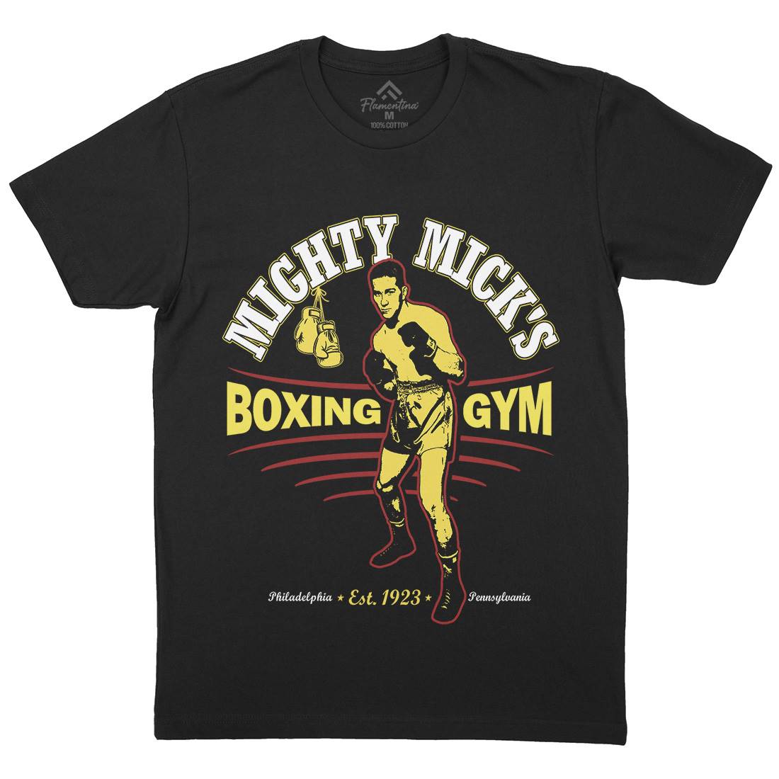 Mighty Micks Gym Mens Crew Neck T-Shirt Sport D276