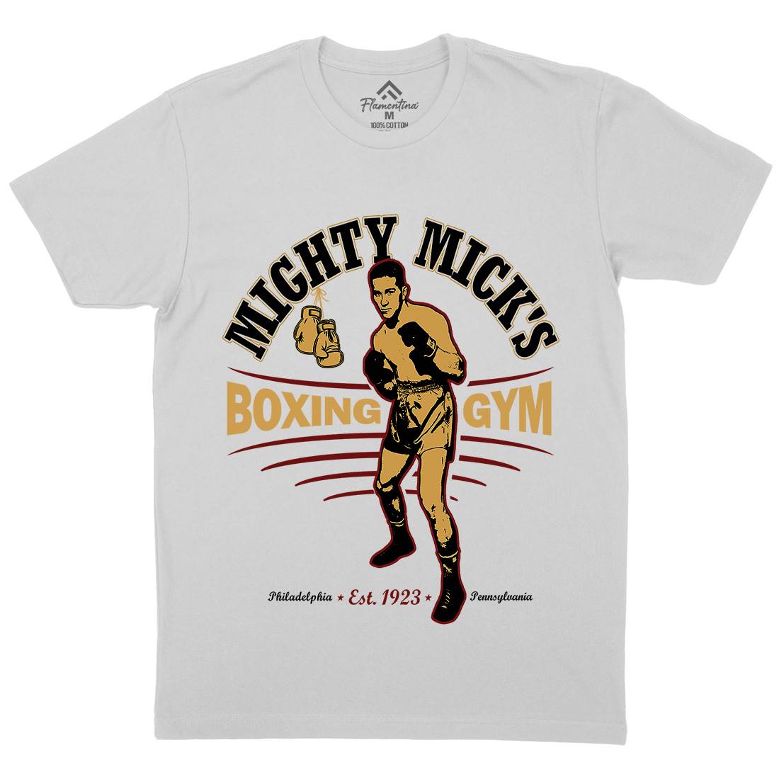 Mighty Micks Gym Mens Crew Neck T-Shirt Sport D276