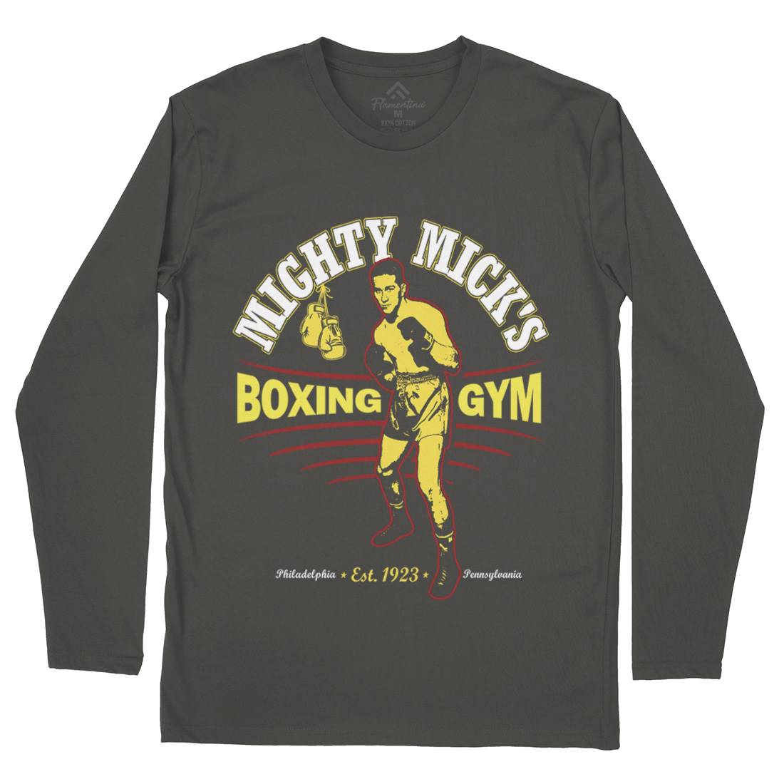 Mighty Micks Gym Mens Long Sleeve T-Shirt Sport D276
