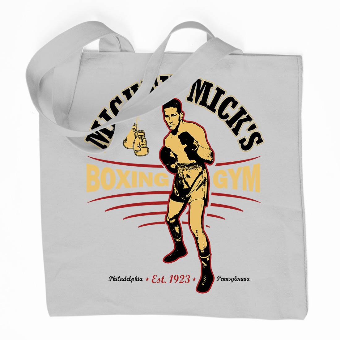 Mighty Micks Gym Organic Premium Cotton Tote Bag Sport D276