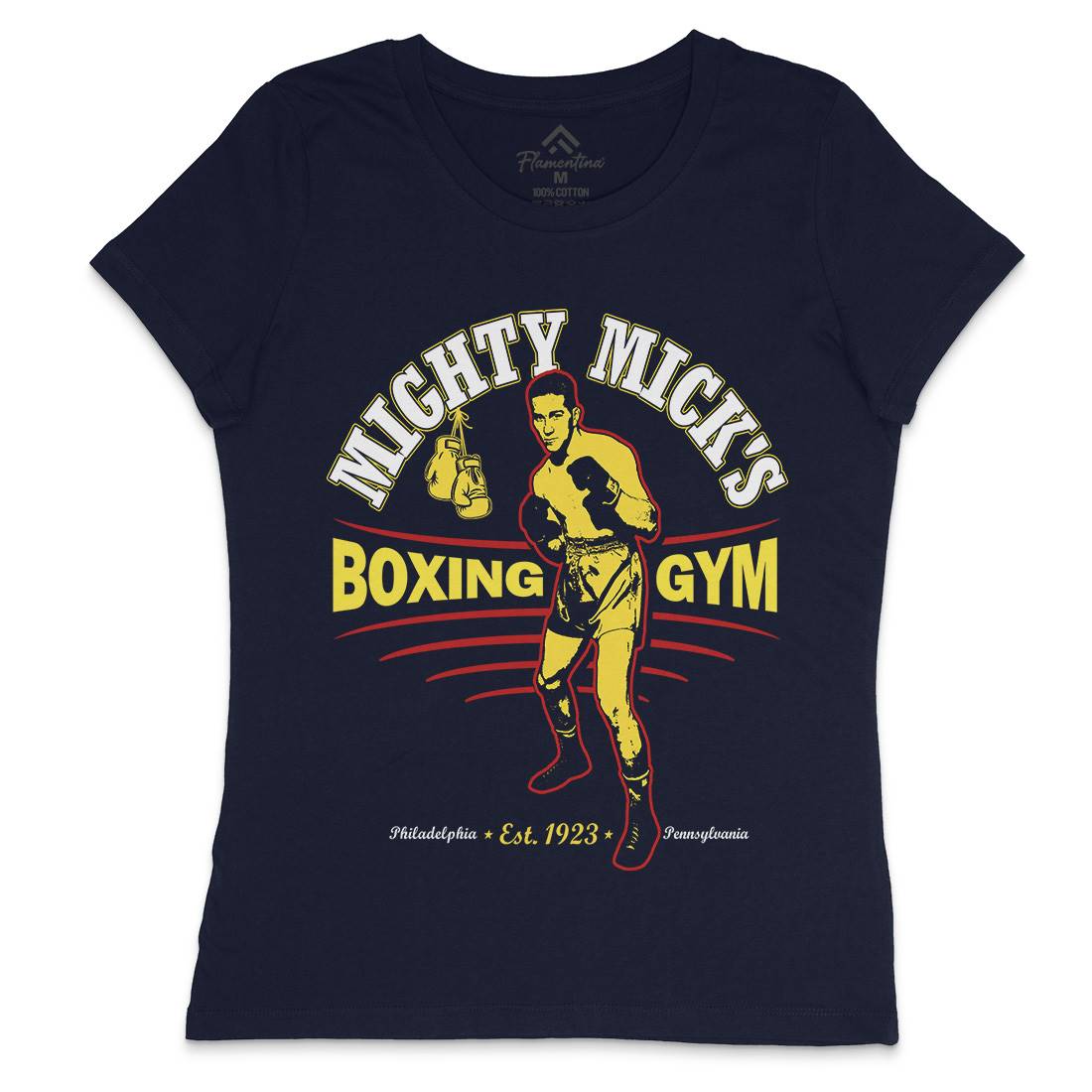 Mighty Micks Gym Womens Crew Neck T-Shirt Sport D276