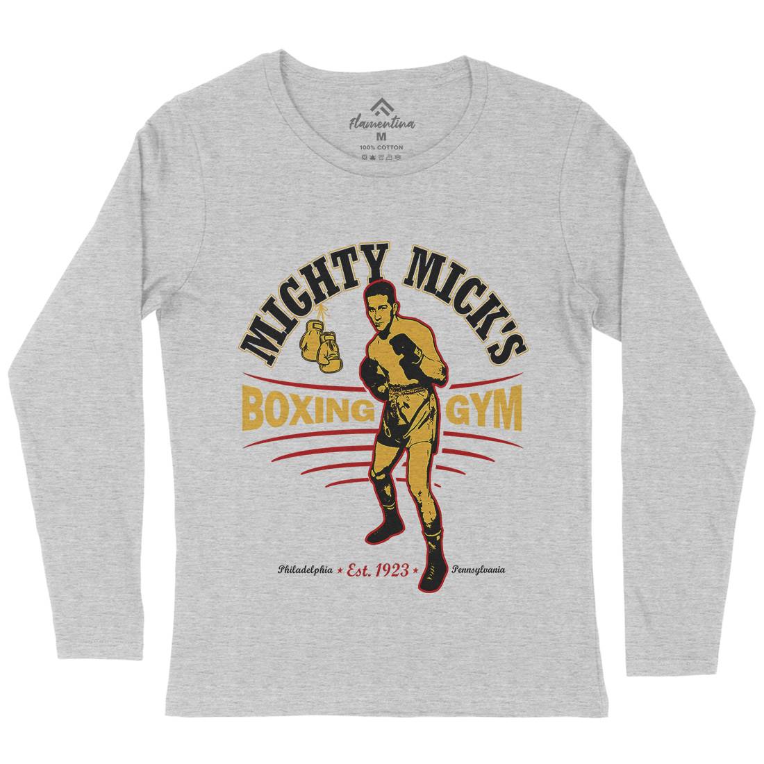 Mighty Micks Gym Womens Long Sleeve T-Shirt Sport D276