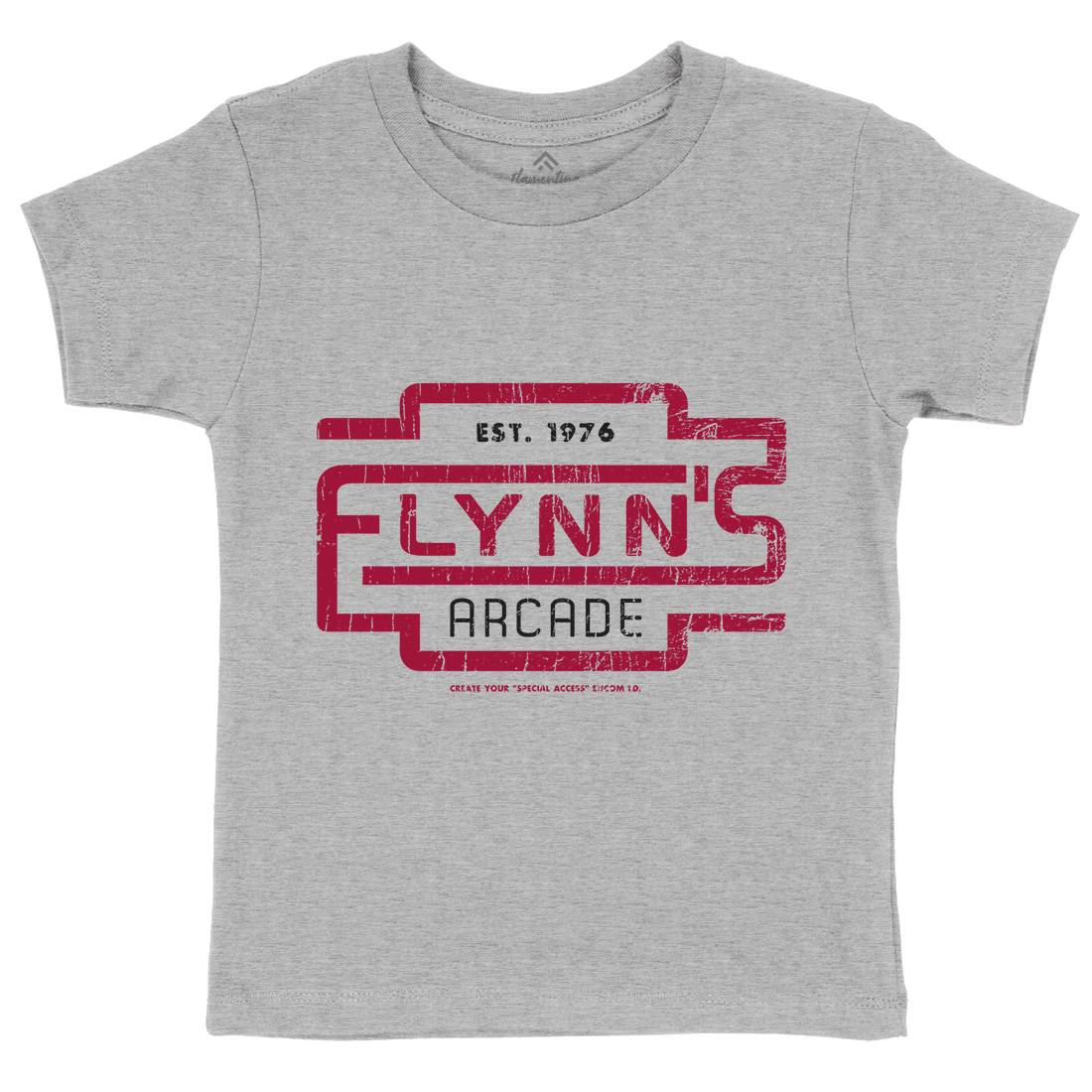 Flynns Arcade Kids Crew Neck T-Shirt Space D277