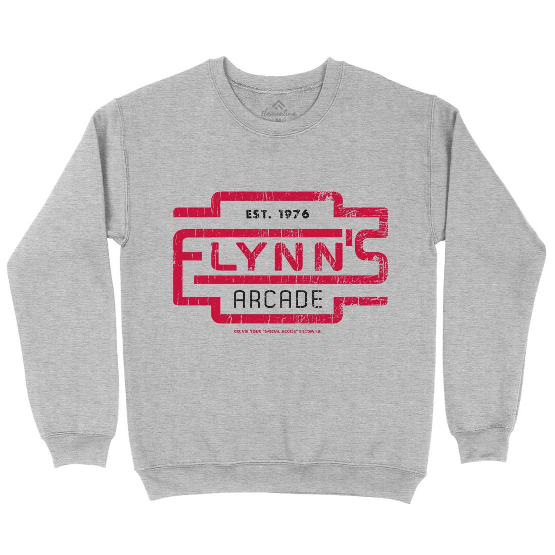 Flynns Arcade Kids Crew Neck Sweatshirt Space D277