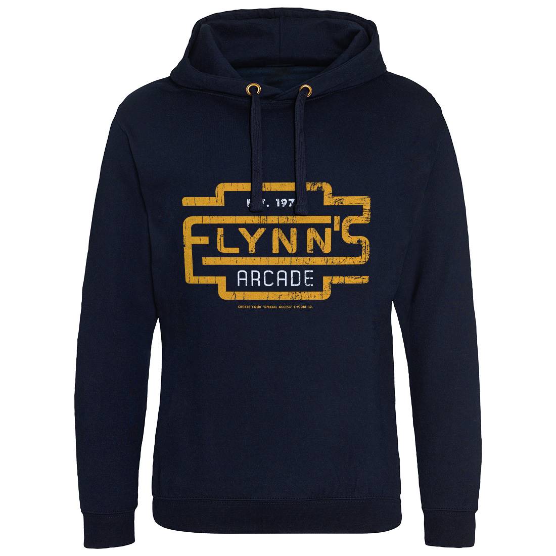 Flynns Arcade Mens Hoodie Without Pocket Space D277