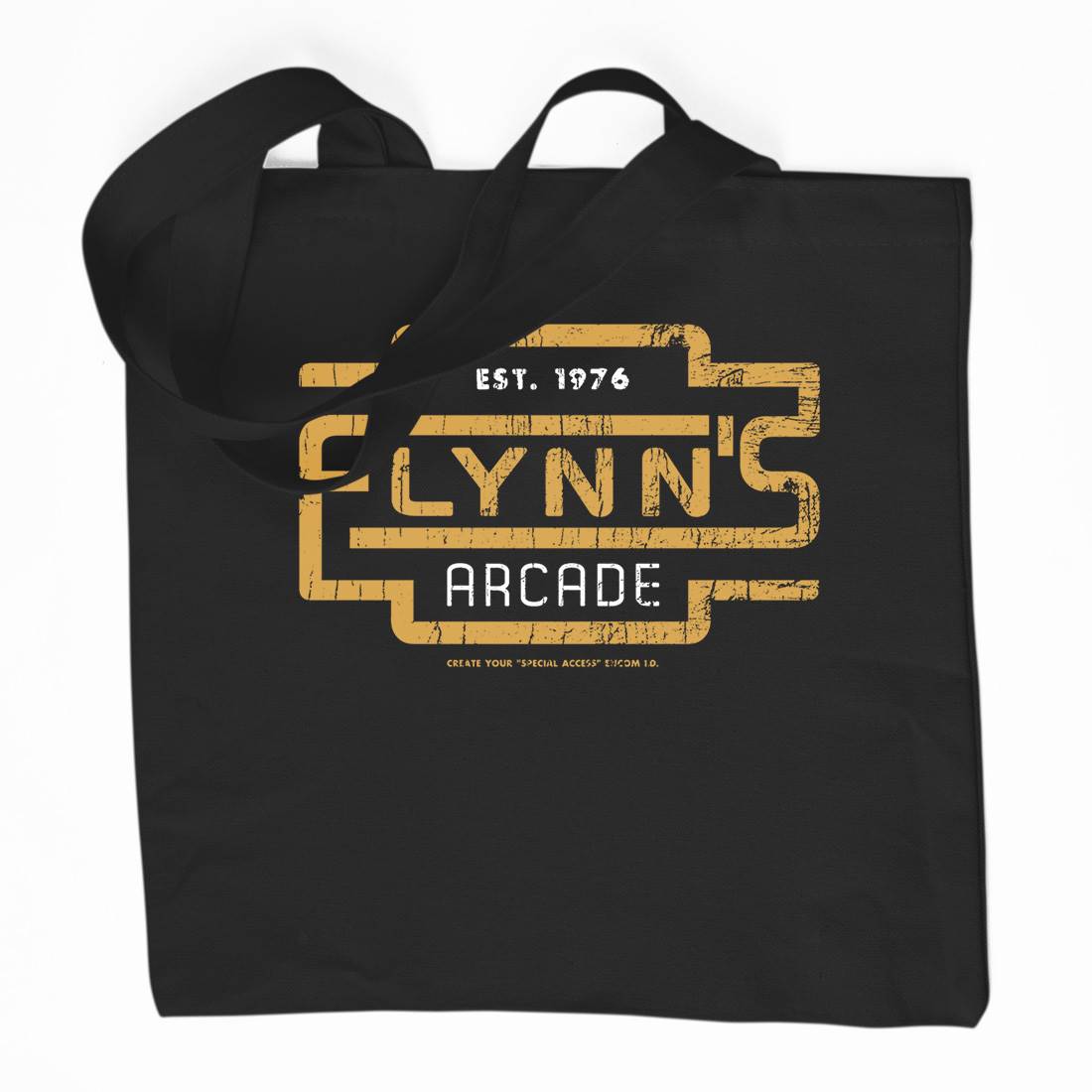 Flynns Arcade Organic Premium Cotton Tote Bag Space D277