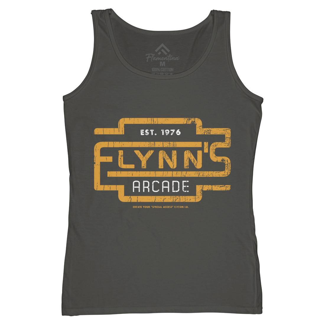 Flynns Arcade Womens Organic Tank Top Vest Space D277