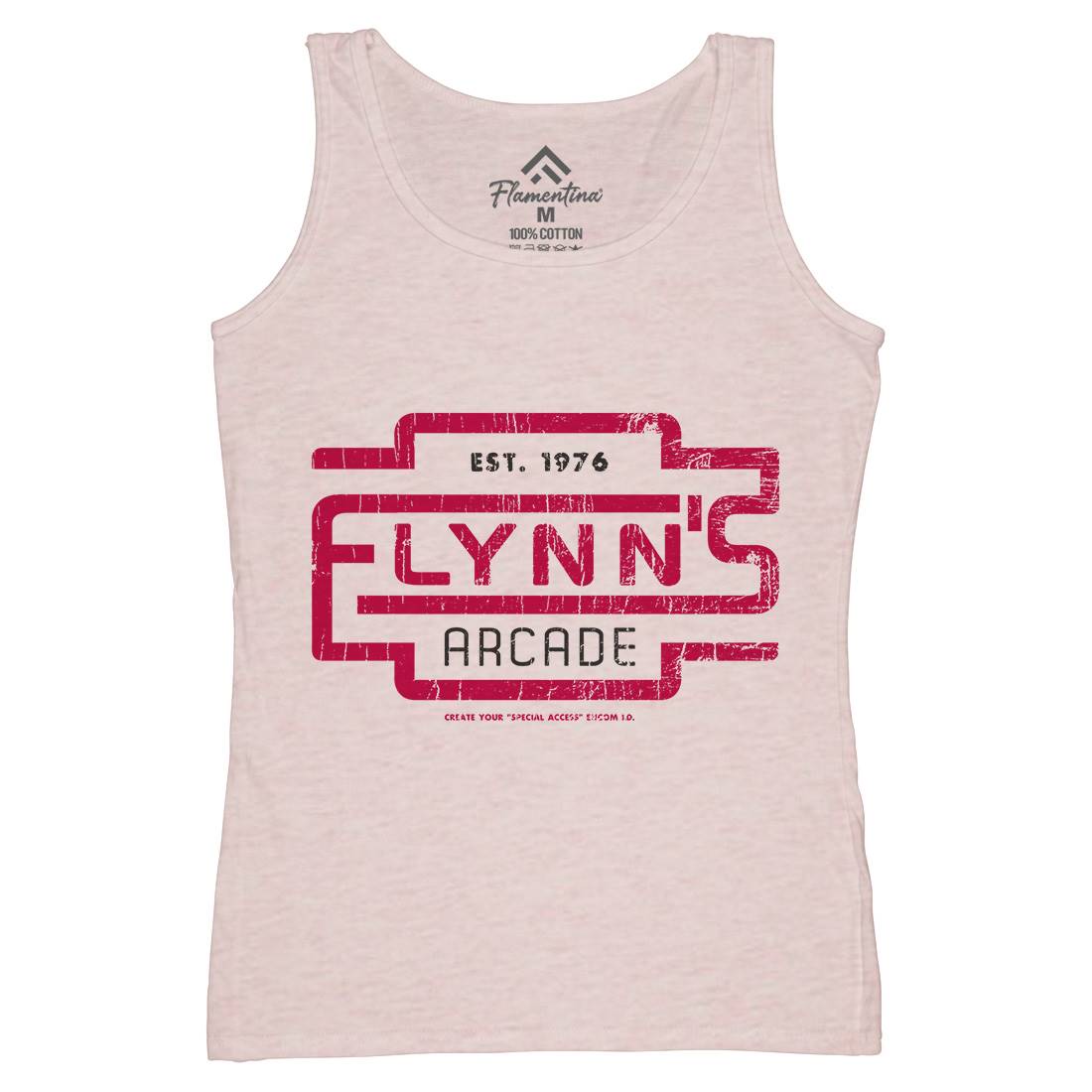 Flynns Arcade Womens Organic Tank Top Vest Space D277