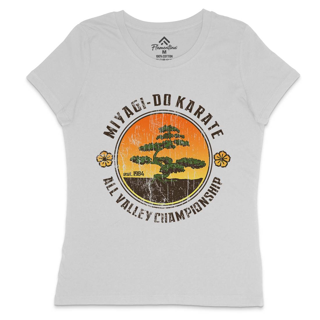 Bonsai Tree Womens Crew Neck T-Shirt Sport D278