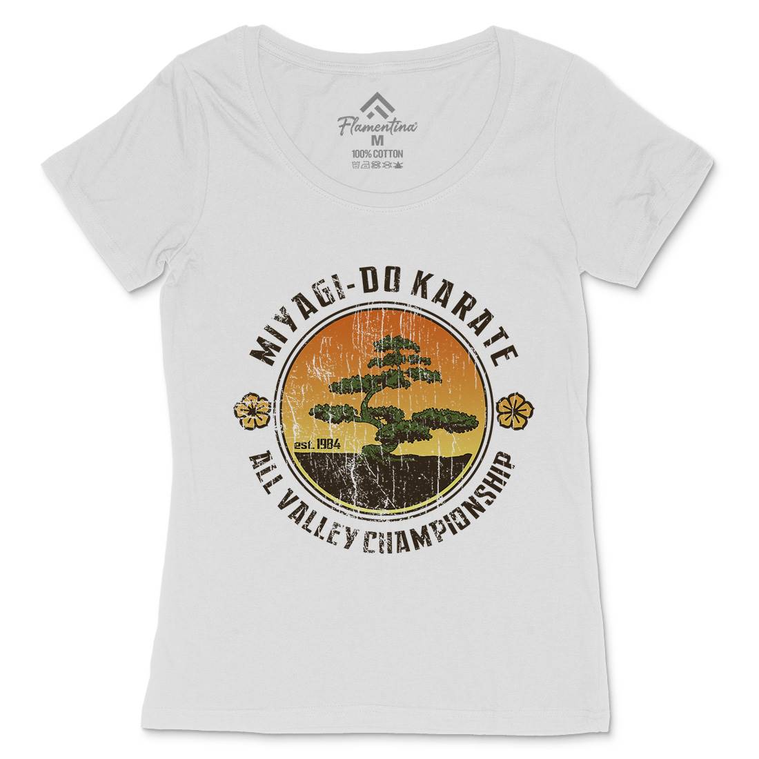 Bonsai Tree Womens Scoop Neck T-Shirt Sport D278
