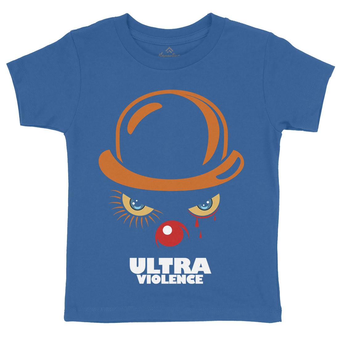 Ultra Violence Kids Crew Neck T-Shirt Horror D279