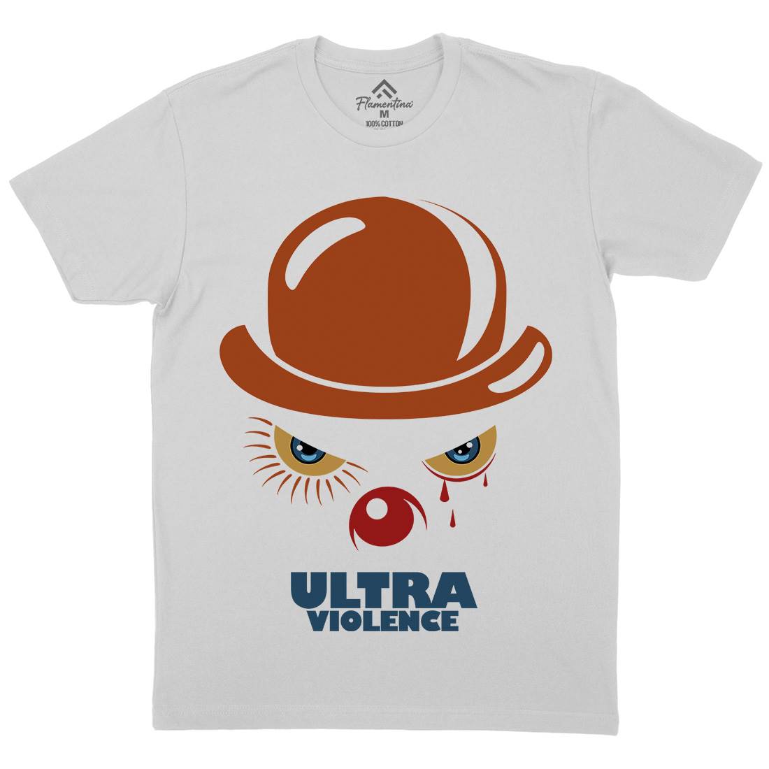 Ultra Violence Mens Crew Neck T-Shirt Horror D279